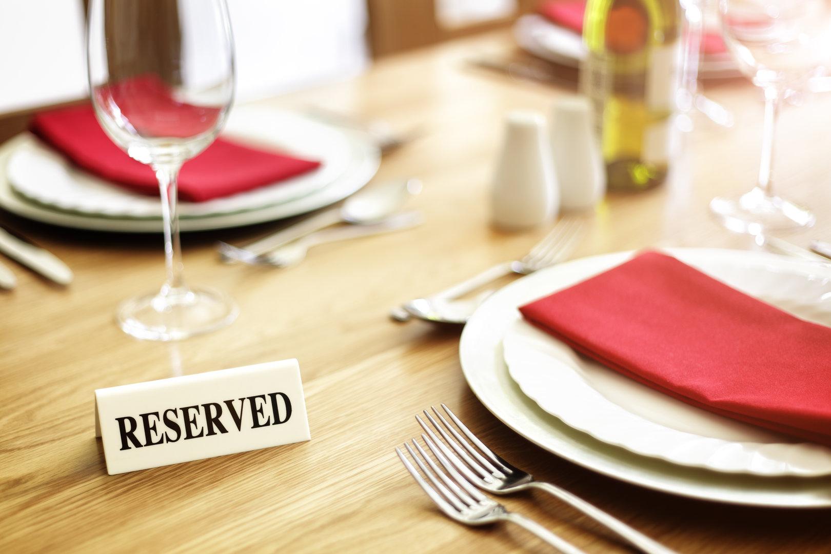 Restaurant reservation