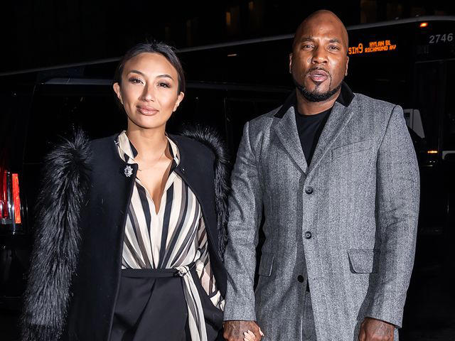 Gilbert Carrasquillo/GC Images Jeannie Mai and Jeezy at the Rag & Bone fashion show during NYFW in 2020