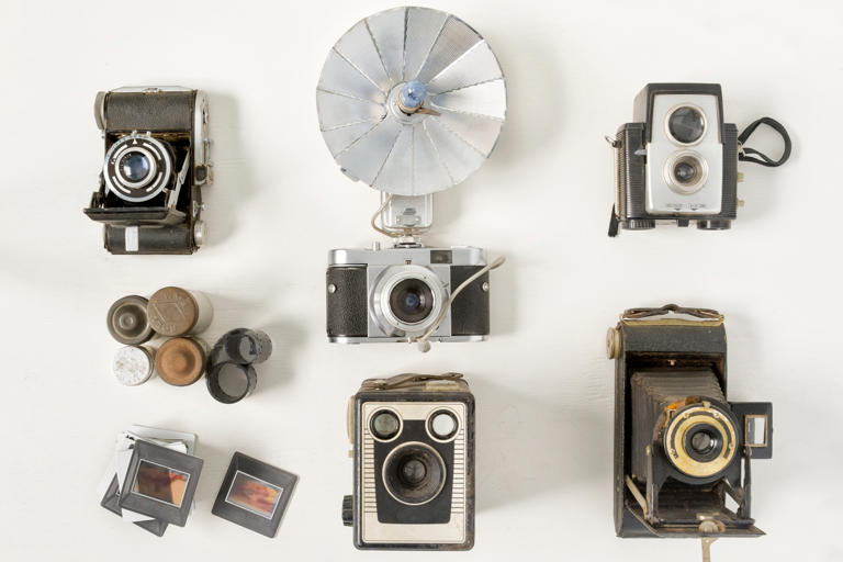 vintage film cameras