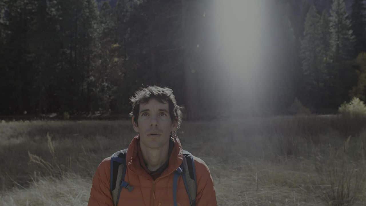 <p><em>Free Solo</em> is a documentary film that follows rock climber Alex Honnold as he attempts to free solo climb El Capitan, a 3,000-foot vertical rock face in Yosemite National Park.</p><p>The film explores the mental and physical challenges of the climb, as well as the risks and consequences of such an endeavor.</p>