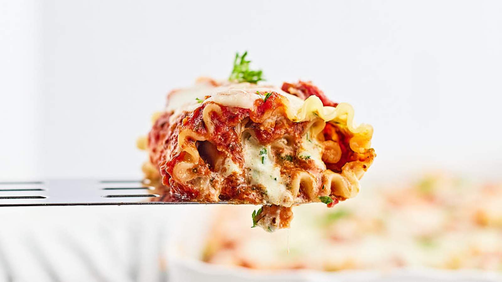 <p>Lasagna Roll-Ups are a fun, creative, and delicious twist on traditional lasagna. A lasagna noodle is rolled around a mouth-watering cheese and meat sauce filling.</p><p><strong>Get the Recipe: <a href="https://cheerfulcook.com/lasagna-roll-ups/" rel="noreferrer noopener">Lasagna Roll-Ups</a></strong></p>