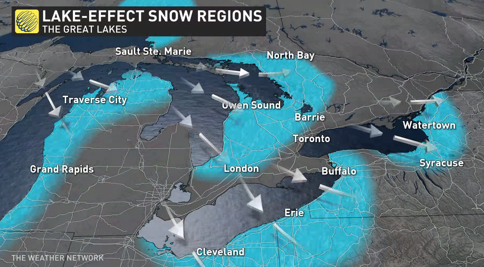 how the great lakes influence fall and winter weather in ontario