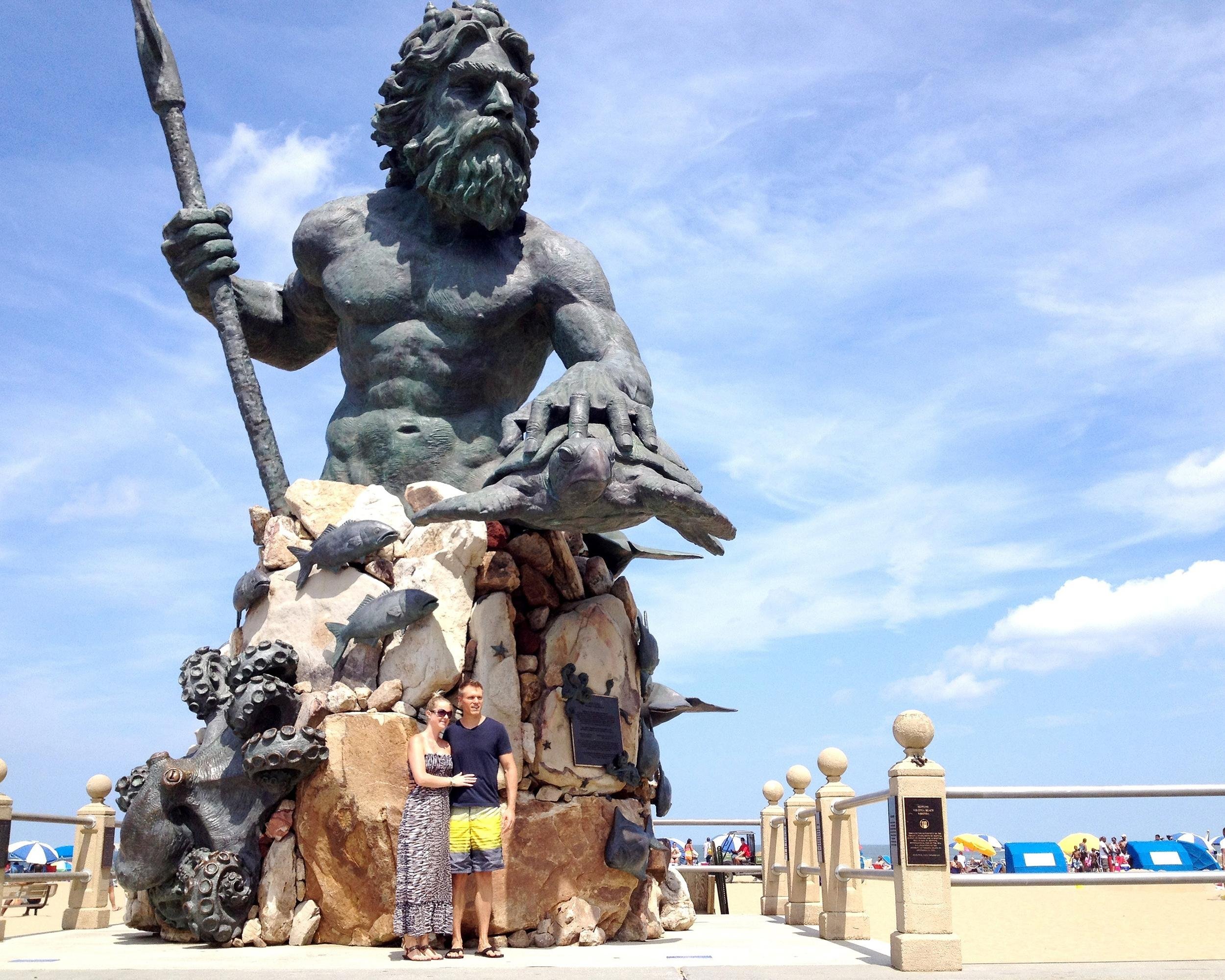 <p>With the beach, classic cars, and giant statues of the Roman sea god Neptune, Virginia Beach practically begs visitors to throw on a little sunscreen and smile wide for selfies. The backdrops are so varied, you could fool followers into thinking you're in a different place in each photo.</p>