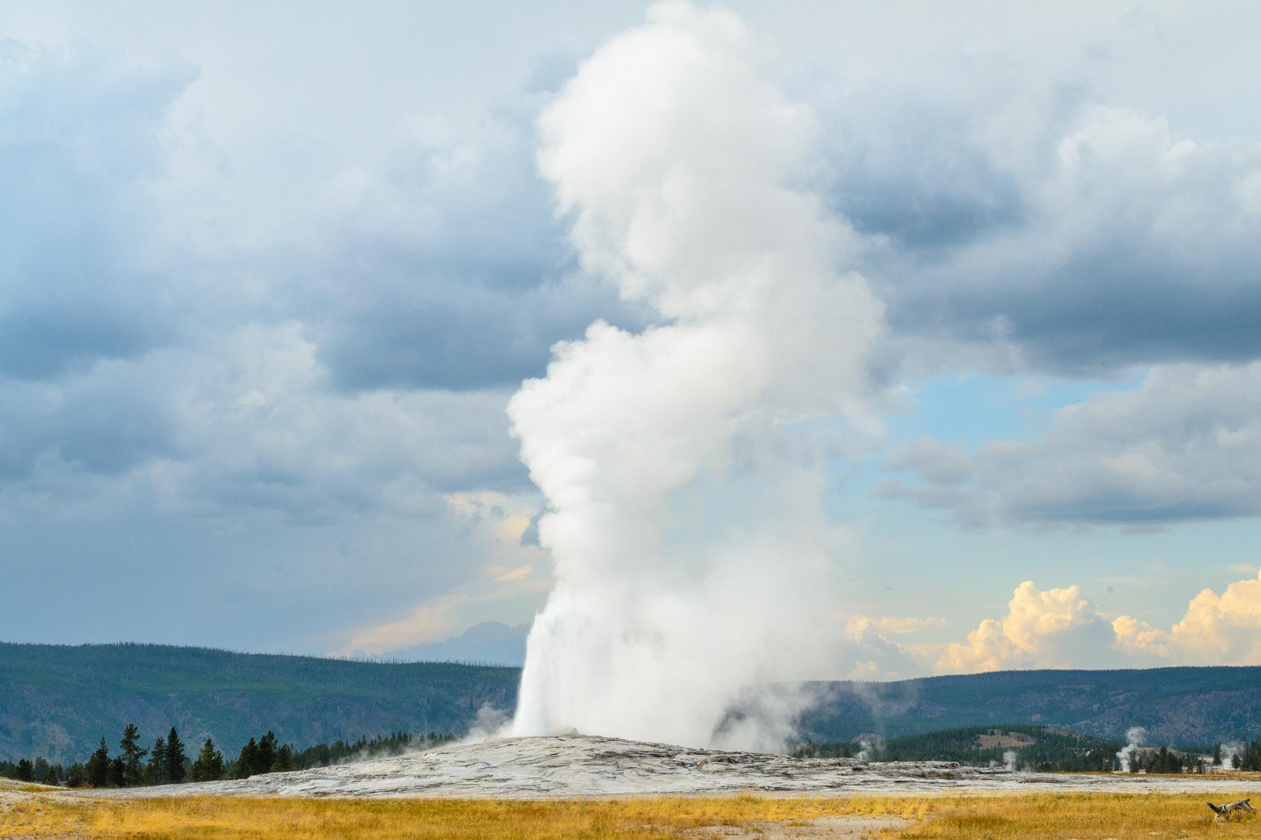 <p>Yellowstone National Park is hyped as a camping, hiking, and recreational attraction for a reason: It's an absolutely stunning part of the country. A photo in front of Old Faithful is nothing to shake a selfie stick at. The famous geyser erupts every one to two hours, and a National Park Service <a href="https://www.nps.gov/yell/planyourvisit/app.htm">geysers app</a> estimates when visitors should be ready to pose … while some park pros have advice on <a href="https://www.yellowstonepark.com/photos/bad-selfies">where <i>not</i> to take a selfie</a> in Yellowstone.</p><div class="rich-text"><p>This article was originally published on <a href="https://blog.cheapism.com/good-places-to-take-pictures-4279/">Cheapism</a></p></div>