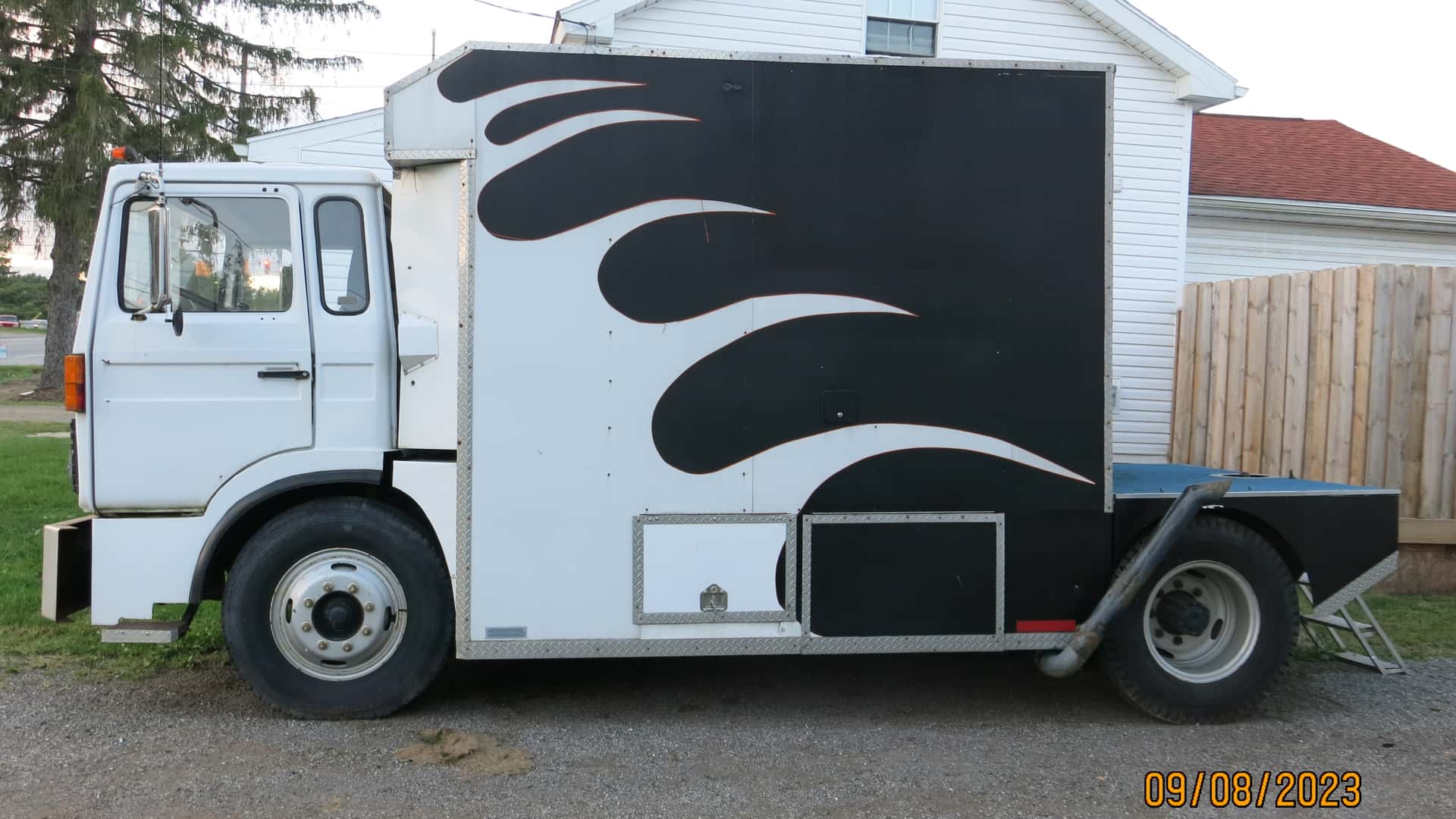volvo semi-truck camper conversion for sale for $6,500