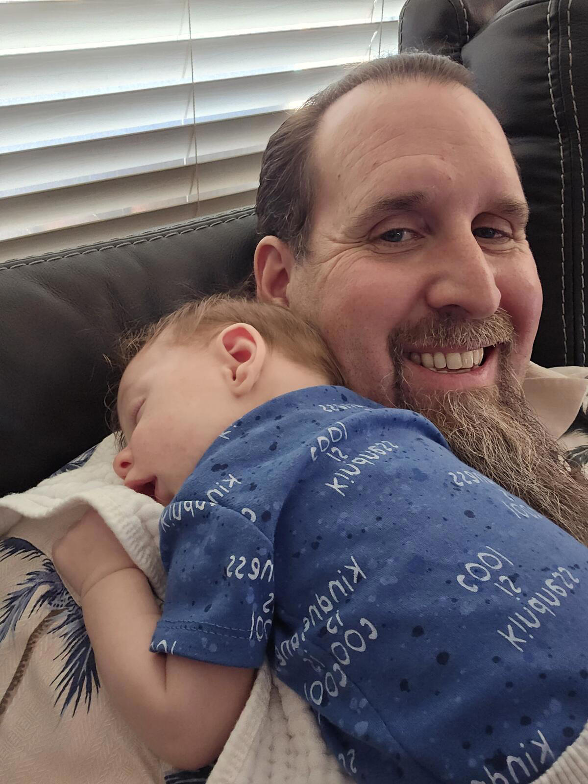 There Is Nothing Like Being A Pops And Holding Your Sleeping Grandson On A Lazy Afternoon
