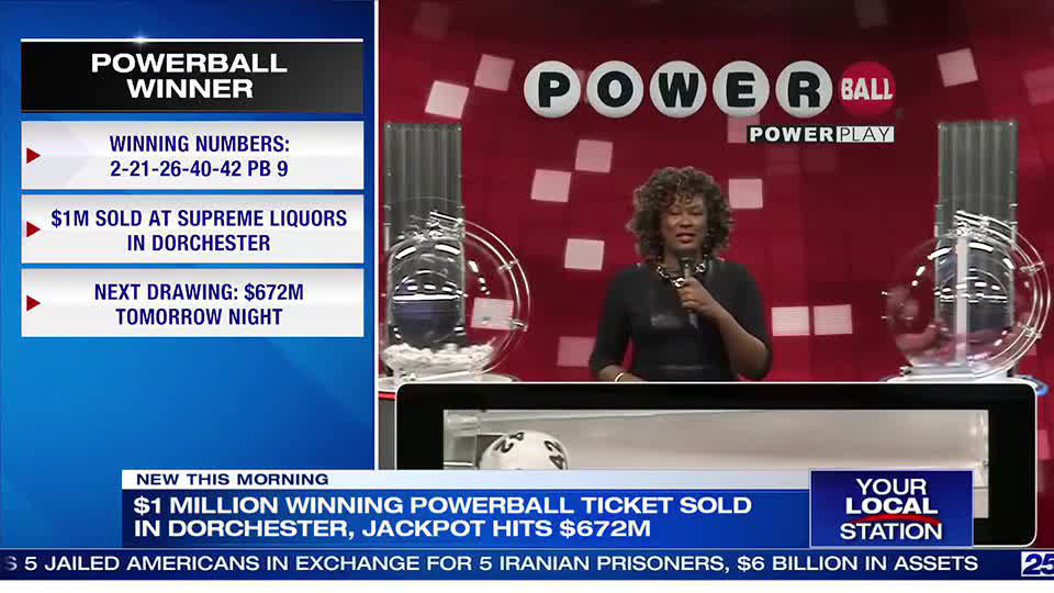 1 Million Powerball Ticket Sold In Massachusetts