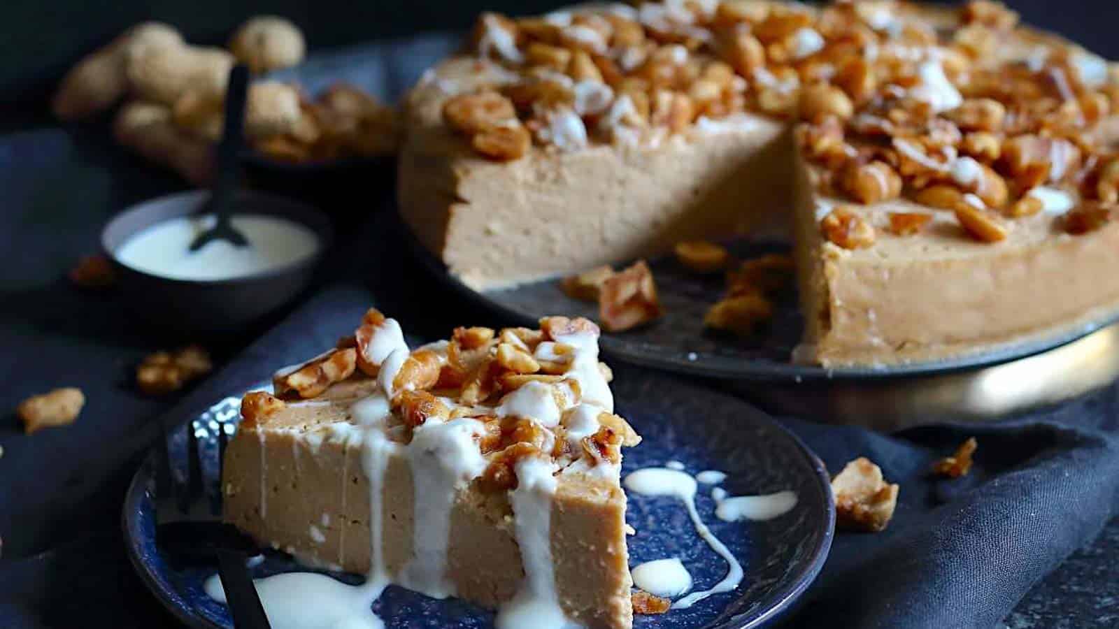 Low Carb Peanut Butter Cheesecake. Photo credit: Low Carb – No Carb.