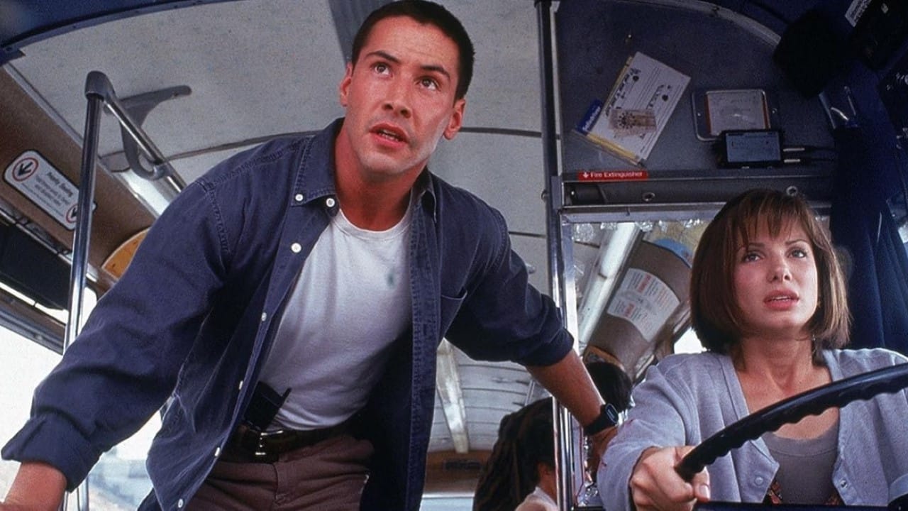 <p><span>Speed, one of the most exceptional thrillers of the 90s, takes the audience on an intense emotional ride. The movie follows steadfast cop Jack Traven (Keanu Reeves), who boards a bus with a bomb on it that will explode if the bus drops below 50 mph. </span></p><p><span>Helping bus driver Annie (Sandra Bullock) and all the passengers, Jack does everything he can to thwart disaster. And the thrills never stop with each moment as new impediments arise constantly, even when you think they’re out of danger. </span><em><span>Speed</span></em><span> is popcorn entertainment at its best.</span></p>