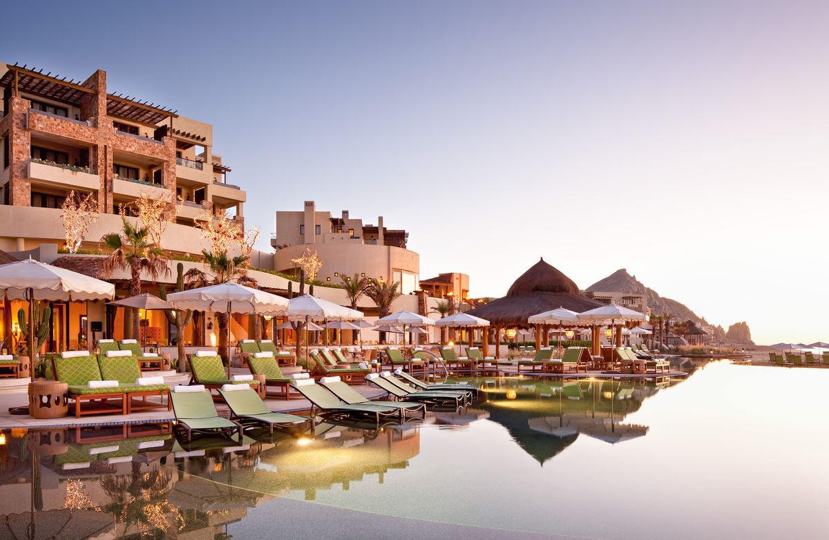 <p>The opulent <a href="https://www.waldorfastorialoscabospedregal.com/">Waldorf Astoria Los Cabos Pedregal</a> has long been known to be a celebrity hotspot, welcoming A-listers like Olivia Culpo, Shay Mitchell, Lili Reinhart, Cole Sprouse, Wiz Khalifa, and more. It’s easy to see why the stars shine here, thanks to its culinary experiences, award-winning spa, stunning Pacific Ocean views, and immersive experiences. </p>