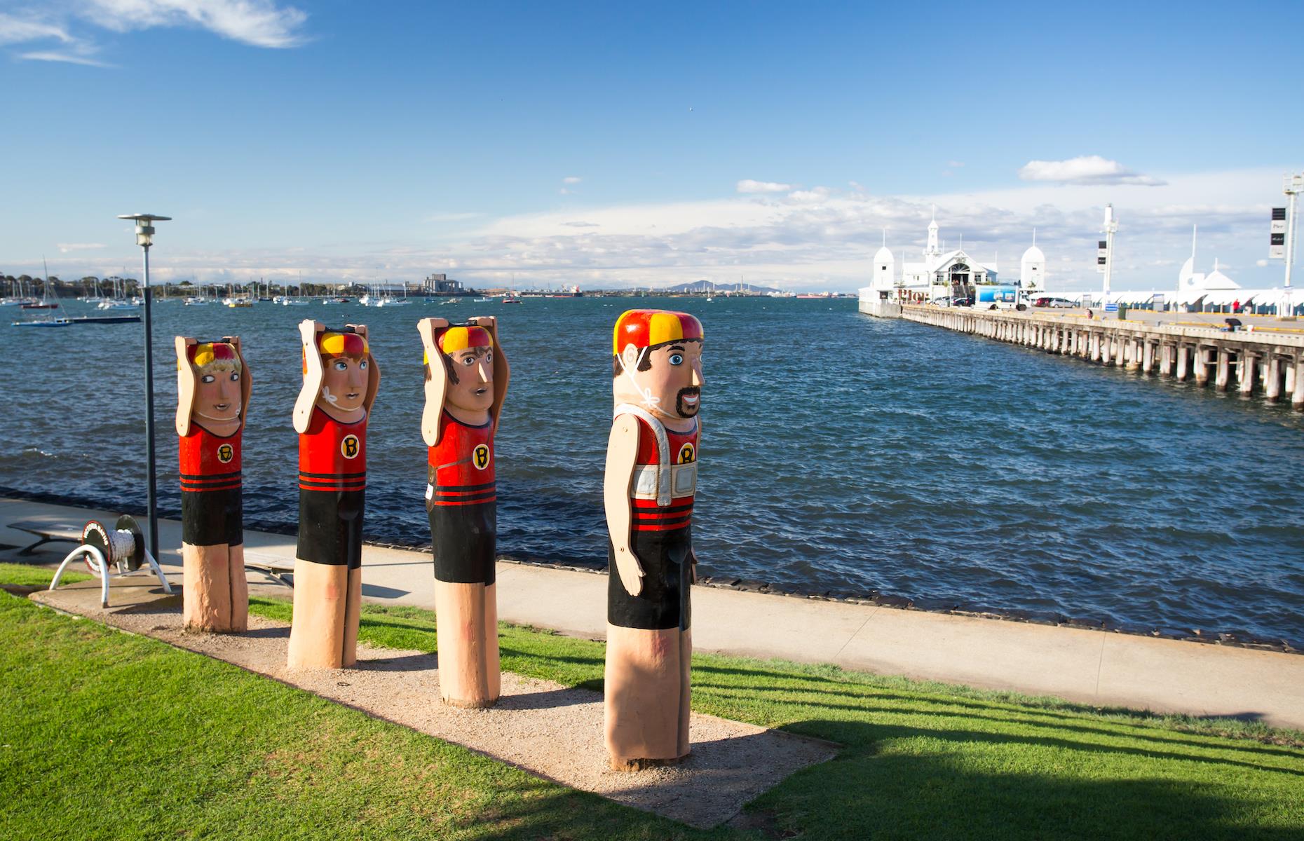 <p>Geelong is also the place for a dose of seaside nostalgia. Take a turn on the Geelong Carousel, a gorgeous hand-carved wooden fairground ride built in 1892, and stroll along its pier. An industrial pier was first built here in the 1850s, which was rebuilt and renamed the Cunningham Pier in 1929. Look out for the colorful carved bollards as you pootle around the waterfront – these 104 painted characters were fashioned from old timber pier pylons. You can really embed yourself in the local history by staying at one of Victoria’s oldest pastoral properties, Moranghurk, just out of town. This once-huge sheep station was founded in 1847 and its heritage bluestone shearer’s quarters have been restored as delightful rural hideaways.</p>  <p><a href="https://www.loveexploring.com/galleries/98864/the-worlds-most-historic-boardwalks-and-piers?page=1"><strong>These are the world's most charming historic piers and boardwalks</strong></a></p>