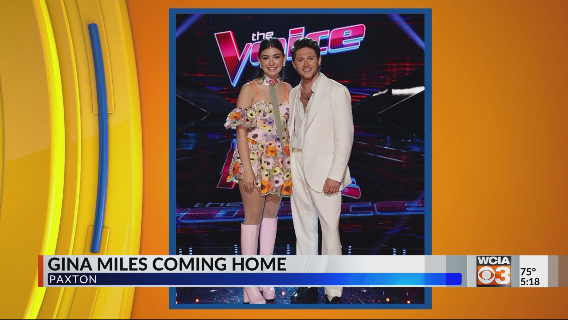 Paxton native, "The Voice" winner Gina Miles returning home for pair of