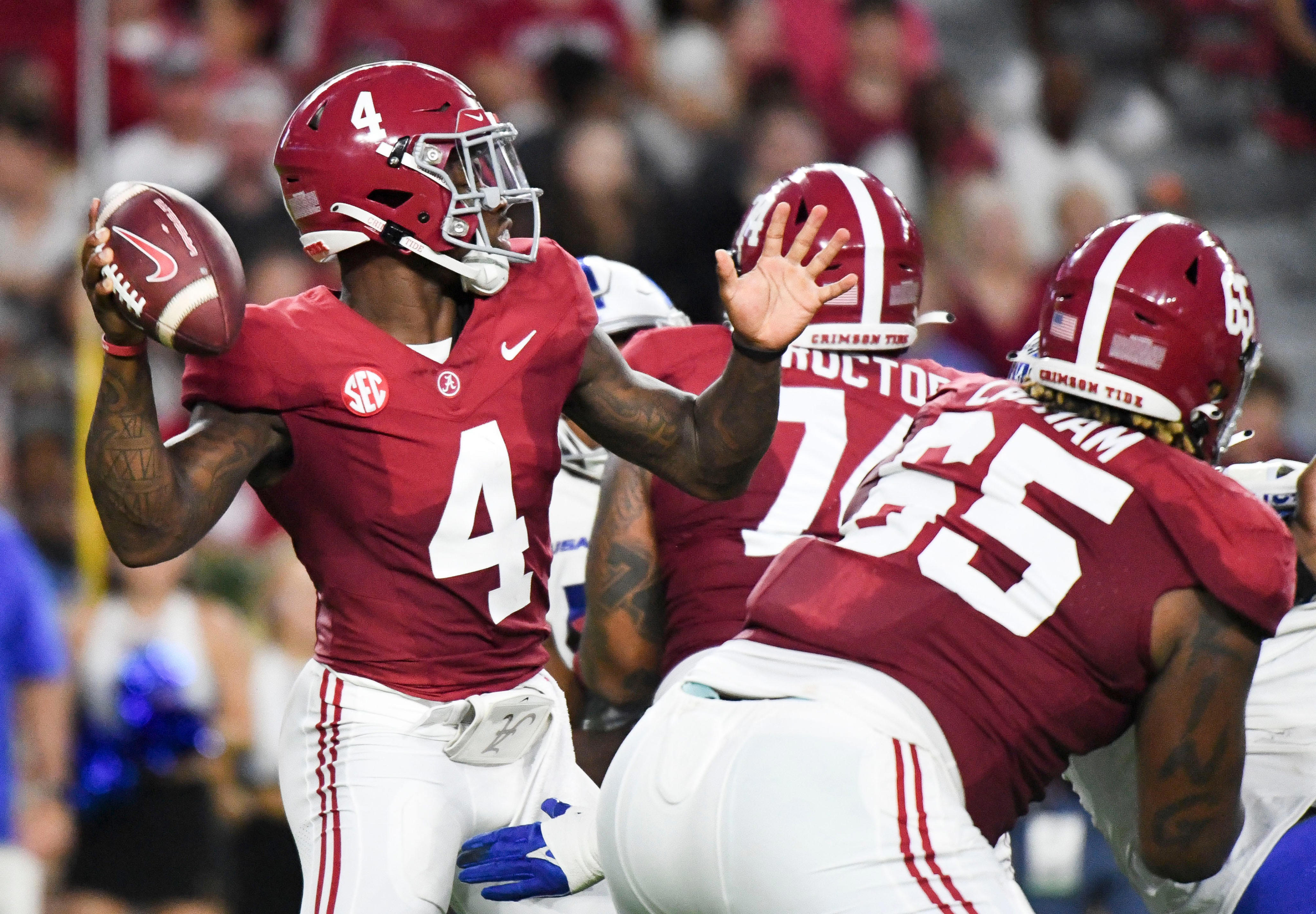 Jalen Milroe stats How QB set Alabama football record in debut vs