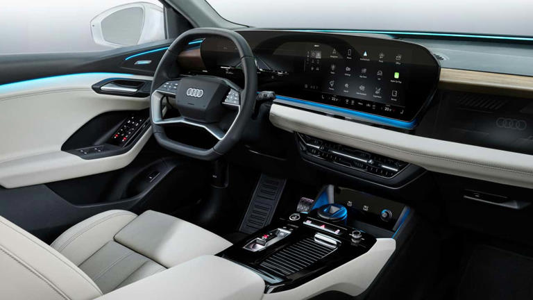 2026 Audi Q6 e-tron interior detail