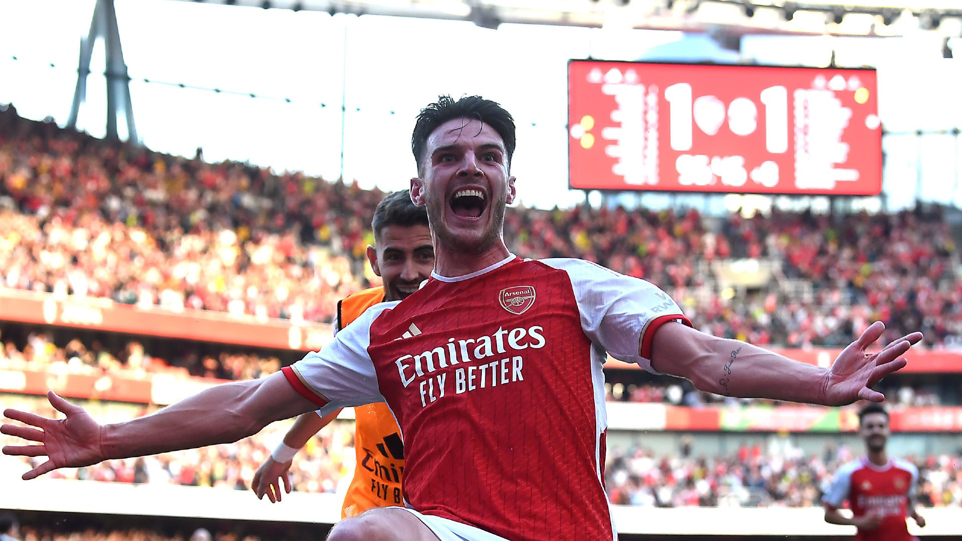 Arsenal vs Man United score, result, highlights as Declan Rice wins it