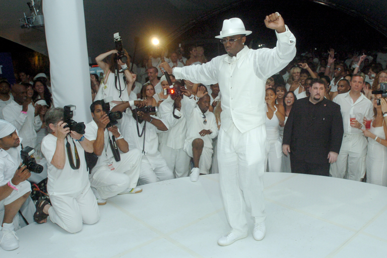 Fifteen years ago, Diddy held the first White Party. For more than a decade, the event attracted A-listers who celebrated hip-hop, community and the evolution of culture. (Getty Images)