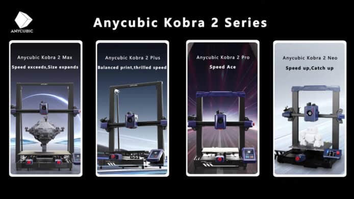 Anycubic 全新 3D 打印機   Kobra 2 系列四款新機發表