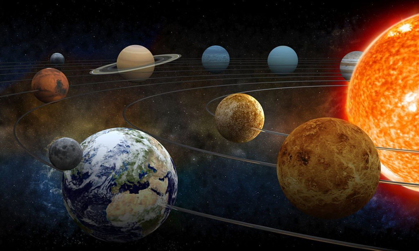 científicos realizan un modelo digital que muestra cómo se mueve el sol y los planetas por toda la galaxia