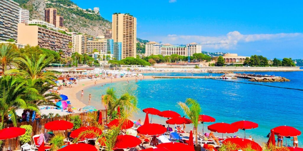 <p>Monaco is famous for its beaches. The coastlines and bright blue water are perfect for sunbathing and relaxation. Larvotto Beach is a public beach loved by everyone, locals and tourists alike, because it’s clean and right next to some tasty cafes and beachside eats. If you want a fancier experience, Monaco’s private beach clubs are the answer. They might come with a fee, but the trade-off is enjoying a cool cocktail on your private beach lounger in the Riveria sun. </p><p>Monaco is also a playground for watersport enthusiasts. Dive into the blue waters for a day of paddleboarding or feel the adrenaline rush as you jet ski across the water with the iconic Monte Carlo skyline as your backdrop. For those seeking an aerial perspective, parasailing offers a bird’s-eye view of the principality. Consider snorkeling to enjoy a view beneath the surface, teeming with marine life unique to the Riviera. Local water sports rental merchants ensure safety and top-notch equipment to ensure you have the best experience. </p>