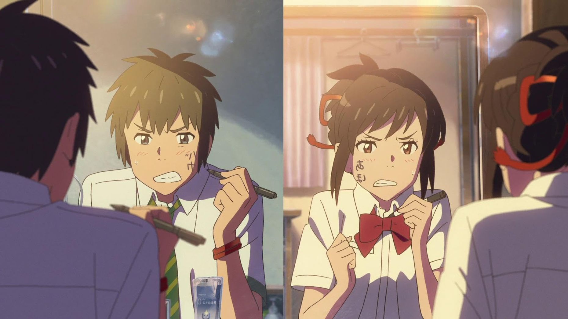 <p>This sweet, animated romantic fantasy follows two teenagers—a boy in Tokyo and a girl in a remote mountain town—who discover that they’re inadvertently swapping bodies. As the film unspools, the pair develop a profound connection across space and time. Directed by Makoto Shinkai, also credited as the writer and storyboard artist, <em>Your Name</em> became the <a href="https://ourculturemag.com/2017/09/02/review-name-kimi-no-na-wa-2016/">highest-grossing Japanese animated film</a> to date, beating Hayao Miyazaki’s <em>Spirited Away</em>!</p>