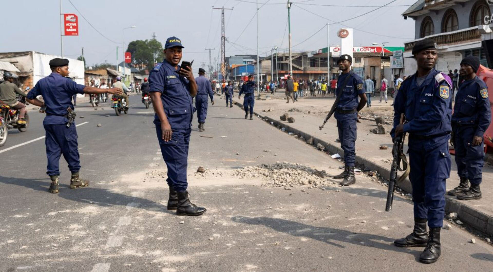 Two officers arrested in DR Congo for crackdown that killed 43 people