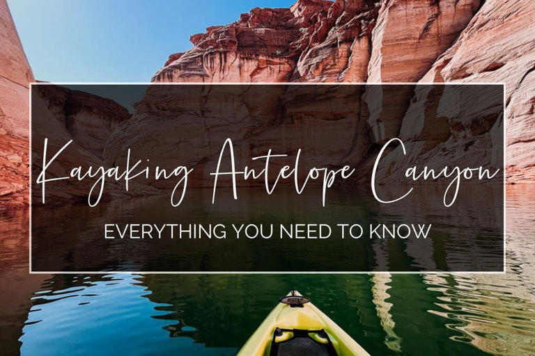 Looking for information about kayaking Antelope Canyon? You’ve come to the right place! Did you know you can actually kayak to Antelope Canyon and avoid going on one of the crazy crowded tours? Yes, you totally can! On our most recent trip to Page, Arizona our favorite thing we did was kayaking to Antelope Canyon....