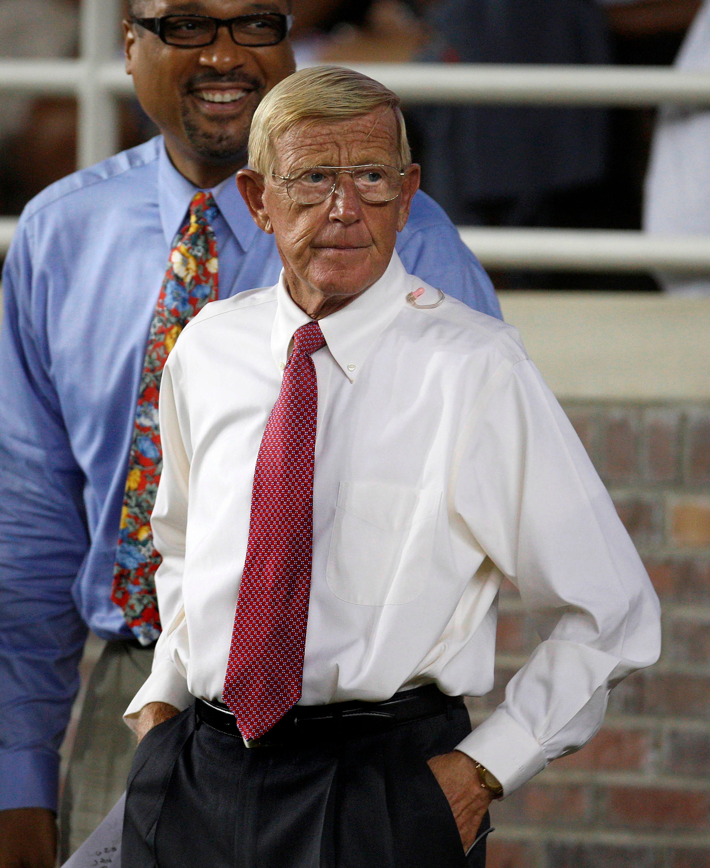 what lou holtz thinks of ohio state's loss to michigan: 'they aren't real happy'