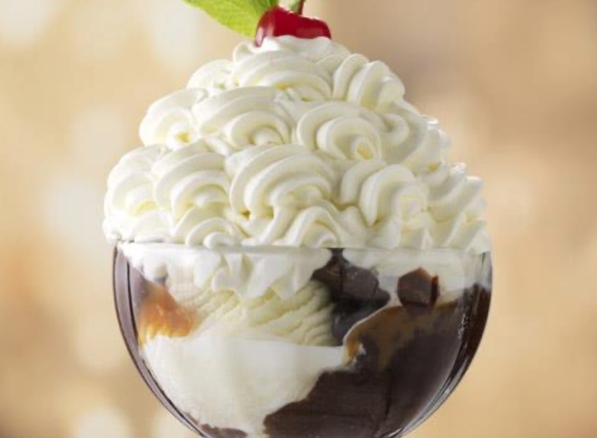 <p><div class="nutrinfo-black"><span>MORTON'S LEGENDARY SUNDAE</span>: 2230 calories (additional nutrition information unavailable) </div>  </p><p>The next time you pay <a rel="nofollow noopener noreferrer external" href="https://www.mortons.com/location/mortons-the-steakhouse-scottsdale-az/#dessert-mtsl">Morton's The Steakhouse</a> a visit and enjoy one of its steaks, be sure to end your meal with one of the chain's delicious sundaes, dubbed "Morton's Legendary Sundae." This larger-than-life ice cream dessert is piled high with fresh whipped cream, freshly baked brownies, caramel sauce, and a cherry on top. It's big enough to share with family and friends but can be enjoyed alone, too, if you're an ice cream enthusiast.</p><p>Morton's The Steakhouse, which started in Chicago in 1978, currently has over 70 locations throughout the United States in places like Arizona, California, Washington, D.C., Florida, Georgia, and Illinois, among others.</p><p>RELATED: <a rel="noopener noreferrer external nofollow" href="https://www.eatthis.com/chains-serve-best-chocolate-ice-cream/?utm_source=msn&utm_medium=feed&utm_campaign=msn-feed">8 Chains That Serve the Best Chocolate Ice Cream</a></p>