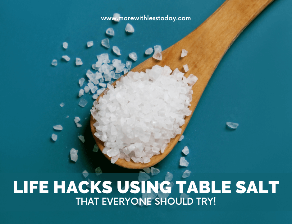 Genius Life Hacks Using Table Salt That Everyone Should Try!
