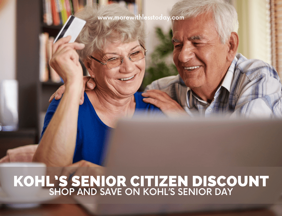 Kohl's Senior Citizen Discount Shop and Save on Kohl's Senior Day