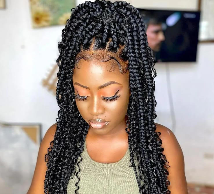 20 best Jumbo goddess braids for natural hair to inspire you