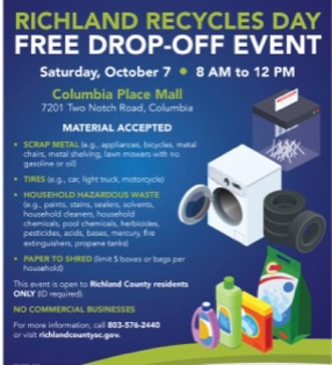 Richland Recycles Day Free Dropoff Event Brookhaven