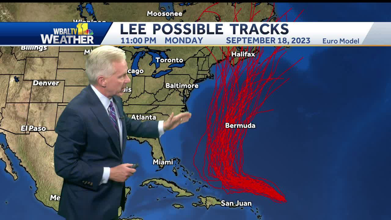 Hurricane Lee Friday night update: Category 3