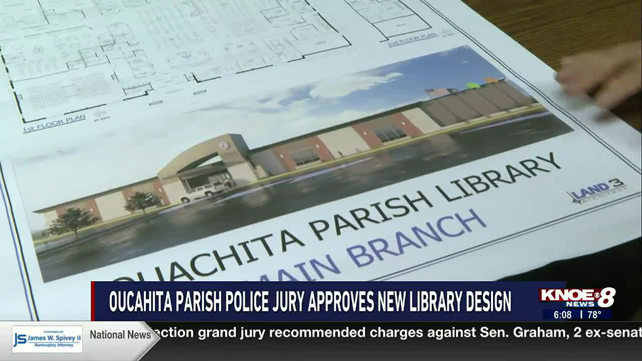 Ouachita Parish Police Jury approves main branch library plans