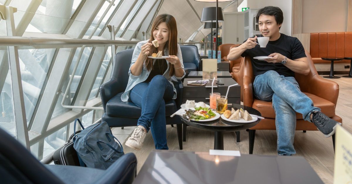 <p> Many airport lounges offer the option to pay for a one-time pass to enter, allowing you to enjoy a lounge without having a particular credit card, membership, or other access. </p> <p> Note that you have to research individual lounges to see if they allow one-time entries and how much they might cost. Whether paying for a day pass is worth it depends on how much you’re willing to spend if you have a long layover and what amenities the lounge offers. </p> <p> For instance, if you’re about to spend $30 on airport food anyway, it might be worth spending $35 to get into a lounge that offers unlimited food and beverages. </p>