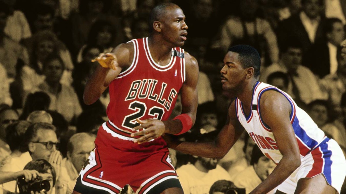 Michael Jordan talks about how he attacked Joe Dumars on offense ...