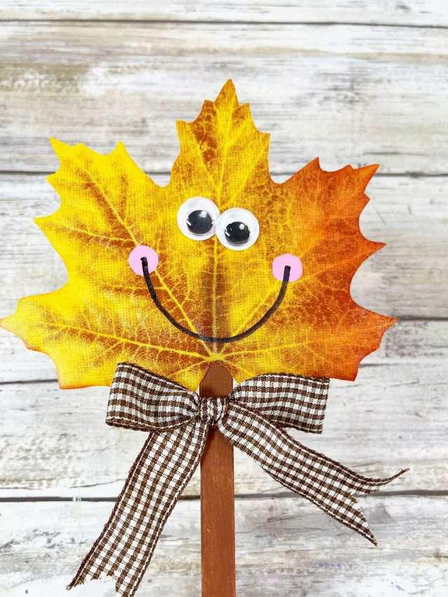 Cute Leaf Decor Craft Ideas