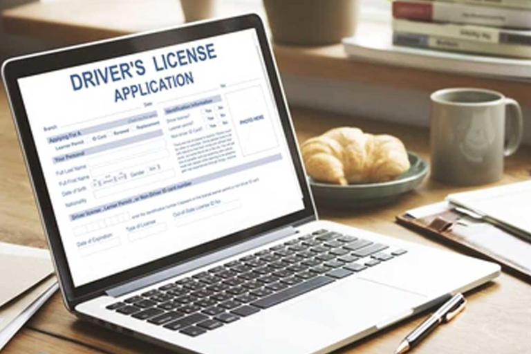 online driving license submission