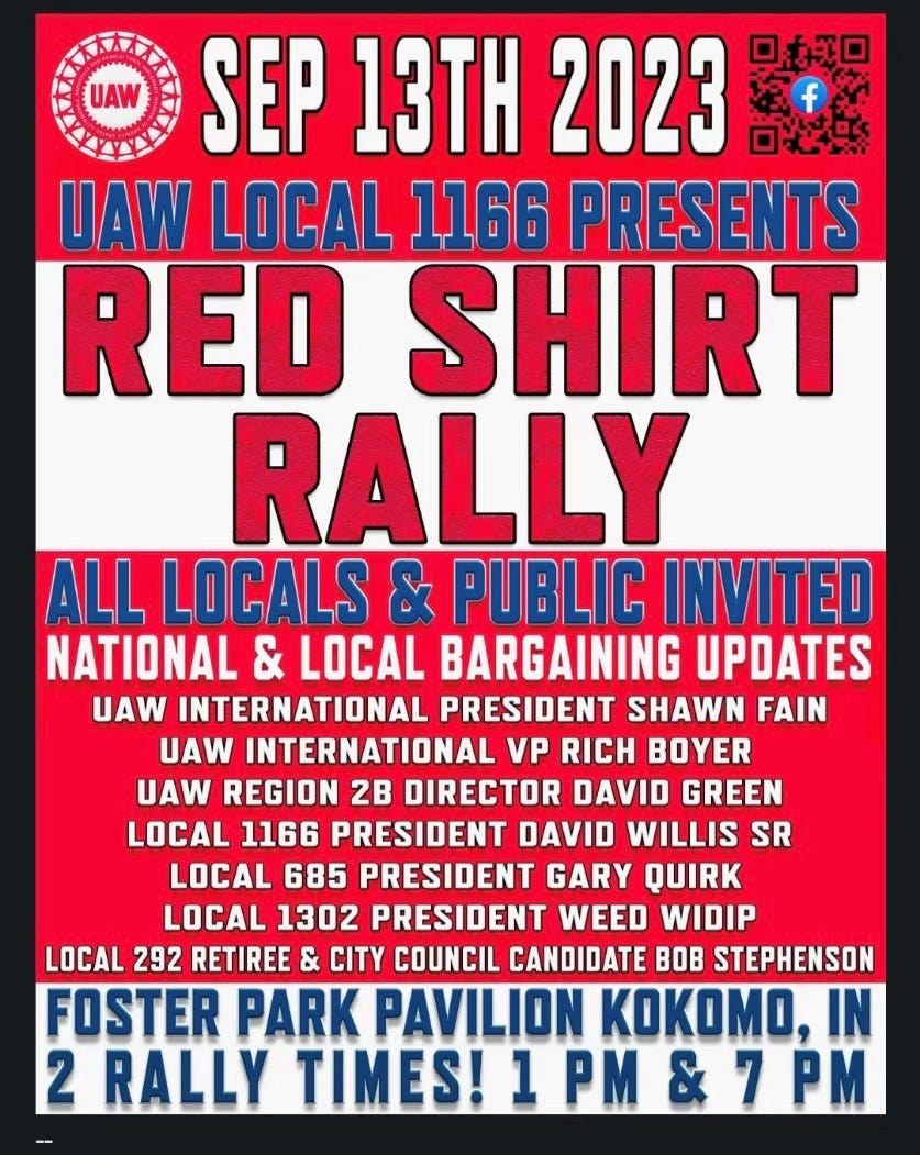 UAW rally flyer sparks concern among Detroit 3 executives amid looming