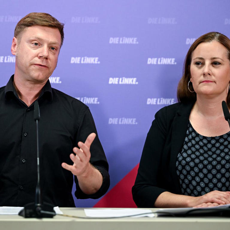 Die Linken-Spitze: Martin Schirdewan und Janine Wissler.