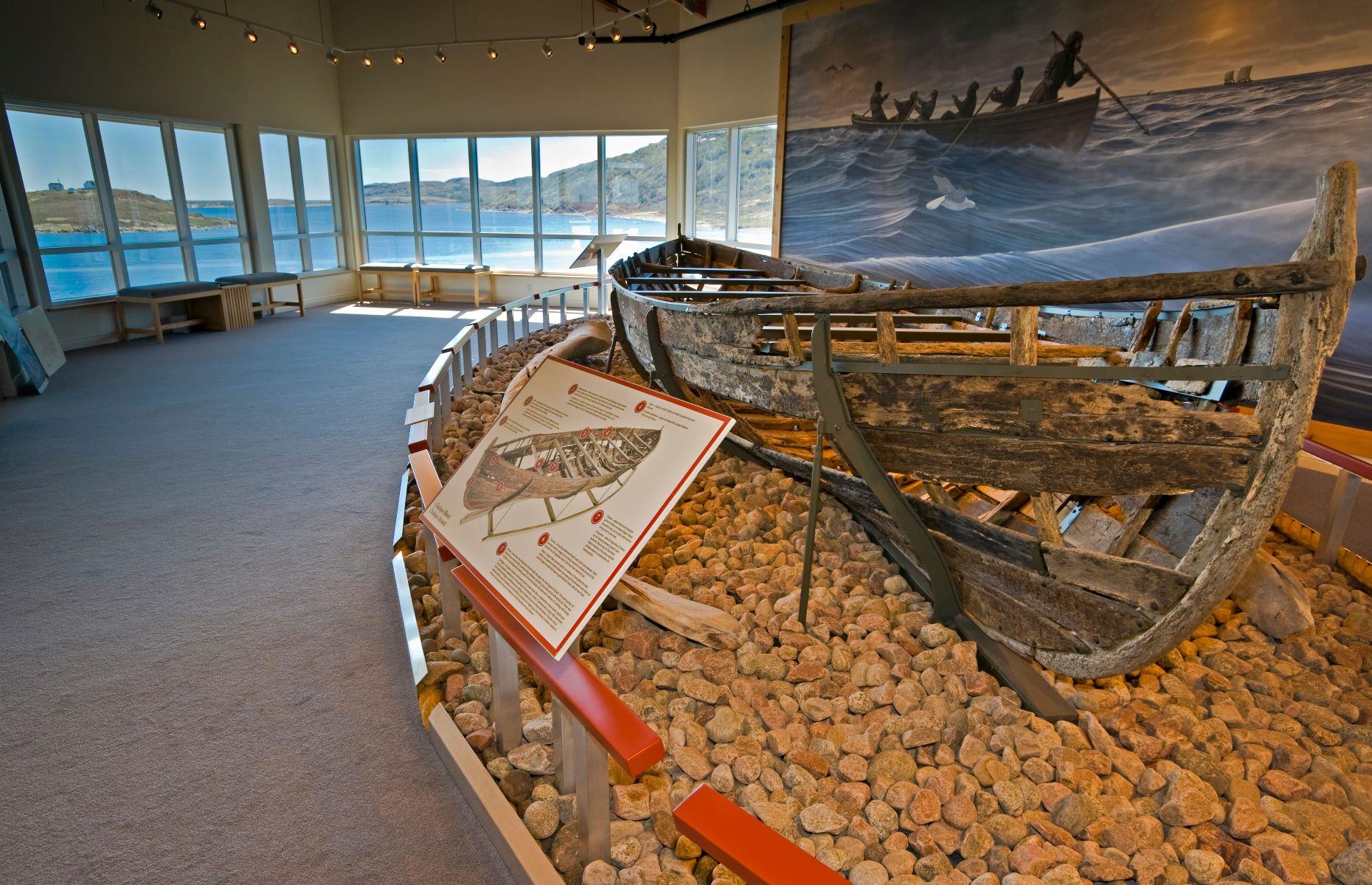 <p>Spanish and French pioneers on the Newfoundland coast discovered that its waters were thick with whales, and established a port at Red Bay to handle carcasses and process valuable whale oil. The gruesome trade has now been consigned to history, but the modern village has a whaling museum that includes a surprisingly small chalupa that's North America's oldest known whaling boat. The vessel spent 400 years at the bottom of Red Bay before it was recovered by maritime archaeologists, and is dwarfed by whale bones elsewhere in the museum.</p>