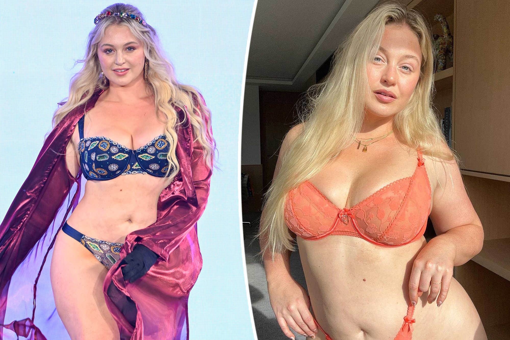 Iskra Lawrence feels sexiest in lingerie: 'That's when I build my