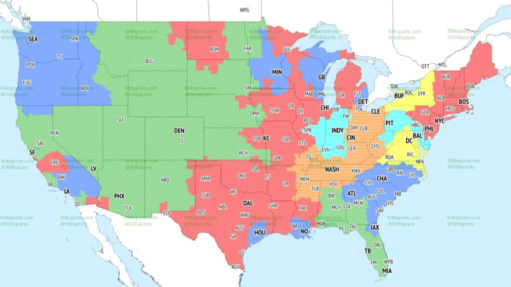 NFL Coverage Map Week 2: TV Schedule for FOX, CBS Broadcasts