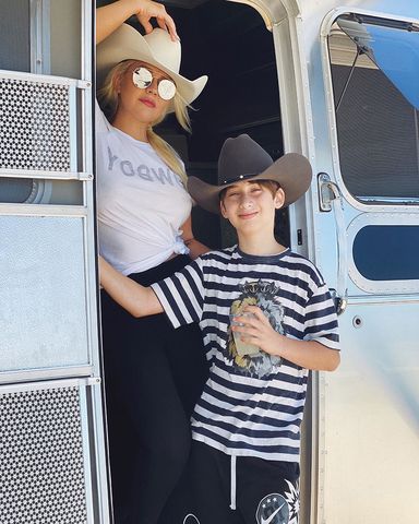 <a>Christina Aguilera/Instagram Christina Aguilera and son Max</a>