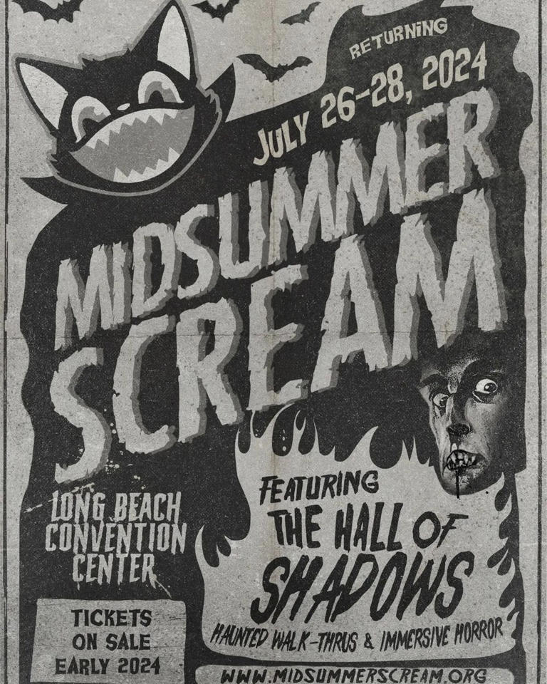 Midsummer Scream announces 2024 dates at Long Beach Convention Center