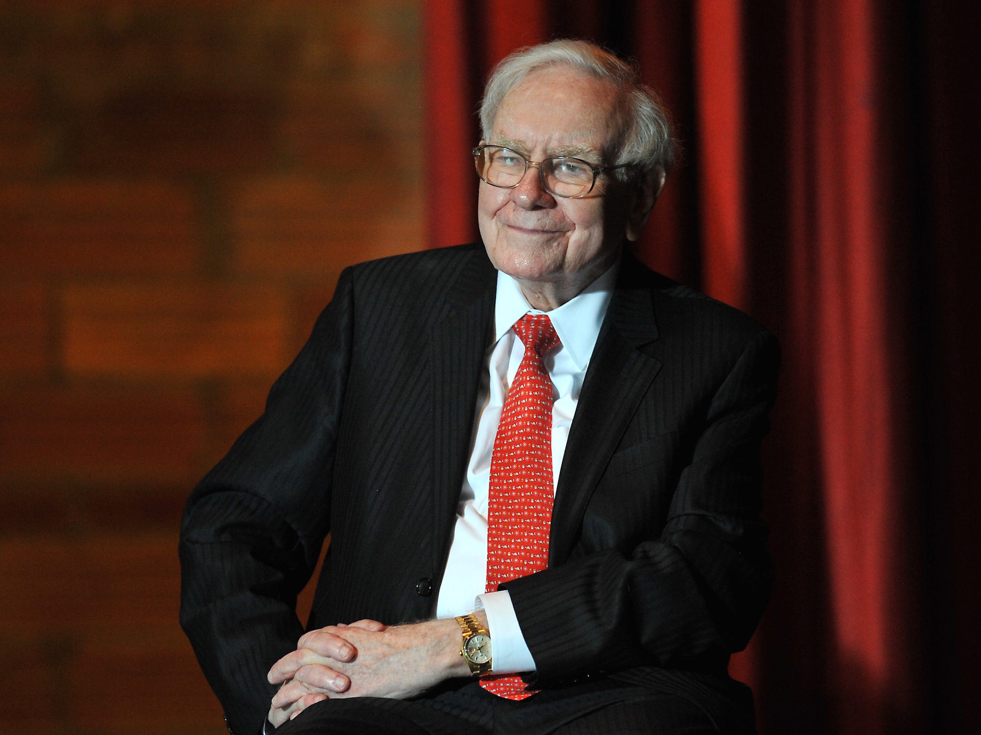 <p>The vast majority of Buffett's net worth is tied to Berkshire Hathaway, his publicly traded holding and investment company. Buffett owns about 38% of the company's Class A shares and less than 0.001% of Class B shares, according to the <a href="https://www.bloomberg.com/billionaires/profiles/warren-e-buffett/#xj4y7vzkg" rel="noopener">Bloomberg Billionaires index</a>.</p><p>Berkshire Hathaway itself owns over <a href="https://markets.businessinsider.com/news/stocks/warren-buffett-berkshire-hathaway-trillion-assets-big-tech-tesla-nvidia-2023-8">$1 trillion in assets</a>, Insider previously reported.</p>