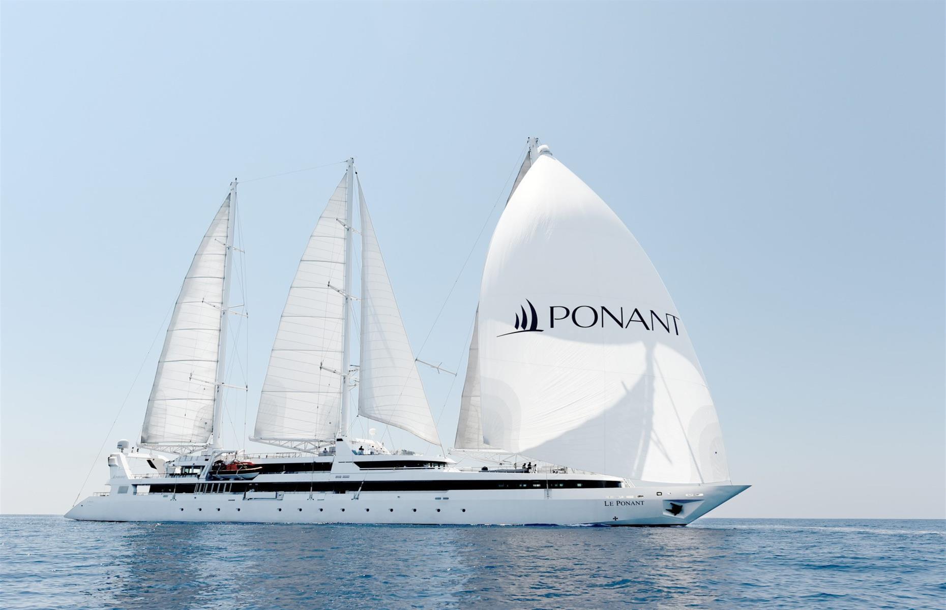 <p><a href="https://uk.ponant.com/le-ponant">Le Ponant</a> is the flagship vessel of French cruise company Ponant. The three-mast cruise yacht, which relaunched in summer 2022, has undergone a complete refit and refurbishment. Designed by French studio Jean-Philippe Nuel, her common areas have refined, clean lines with an elegant finish. The colour palette – consisting of off-white, taupe and caviar grey – reflect the classic, sophisticated style, with no need for embellishments or bling.</p>