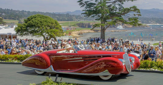 The Mullin entry at Pebble this year won its class and got all the way to the final four, a 1939 Delahaye Type 165 Figoni et Falaschi Cabriolet.