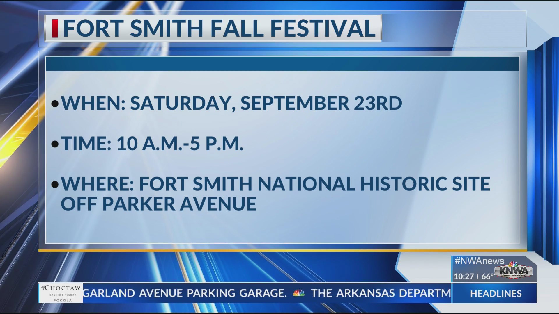 Fort Smith Fall Festival 2023