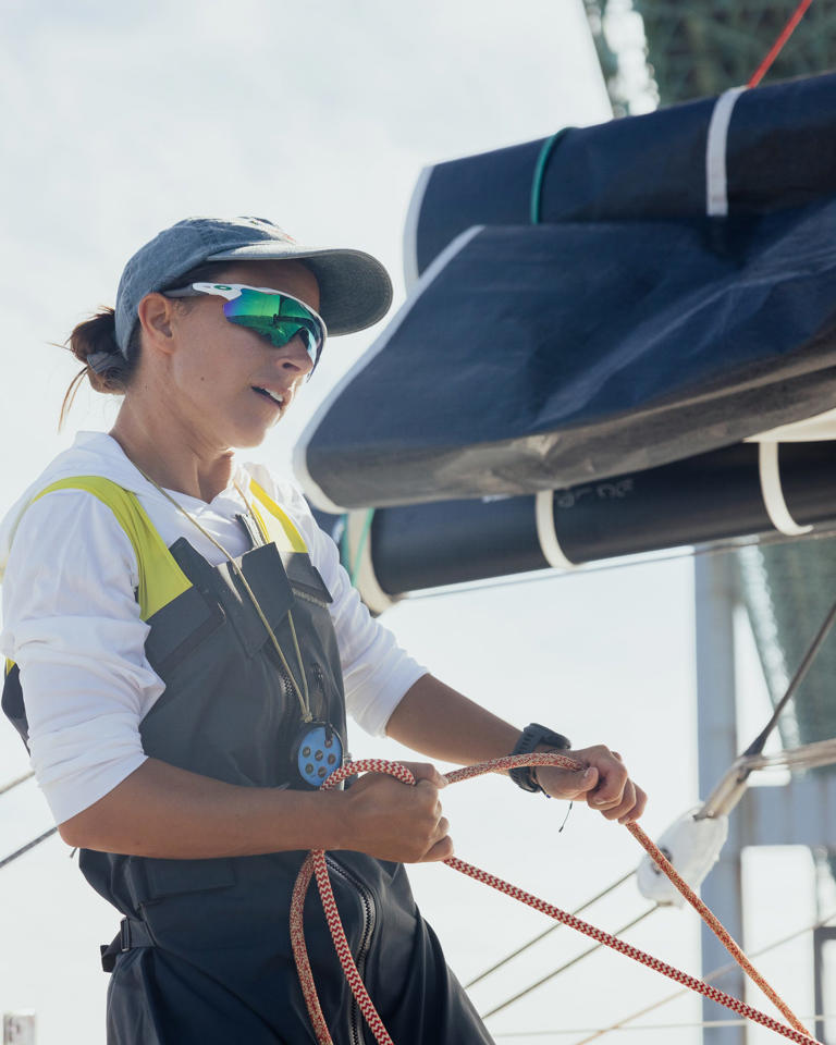 Cole Brauer, in her beloved and trusted 40-foot yacht First Light, sailed out of Newport Tuesday morning, bound for Spain. In an endeavor she labels far more job than adventure, the 5-foot-2 Brauer is geared to be the first American female sailor to race solo/non-stop around the world.